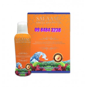 SALAAM GINCELL ALKA-MIN PLUS làm sạch & tăng hồng cầu trong máu,  trung hòa PH & bổ sung các vi chất cần thiết duy trì cơ thể khỏe mạnh.